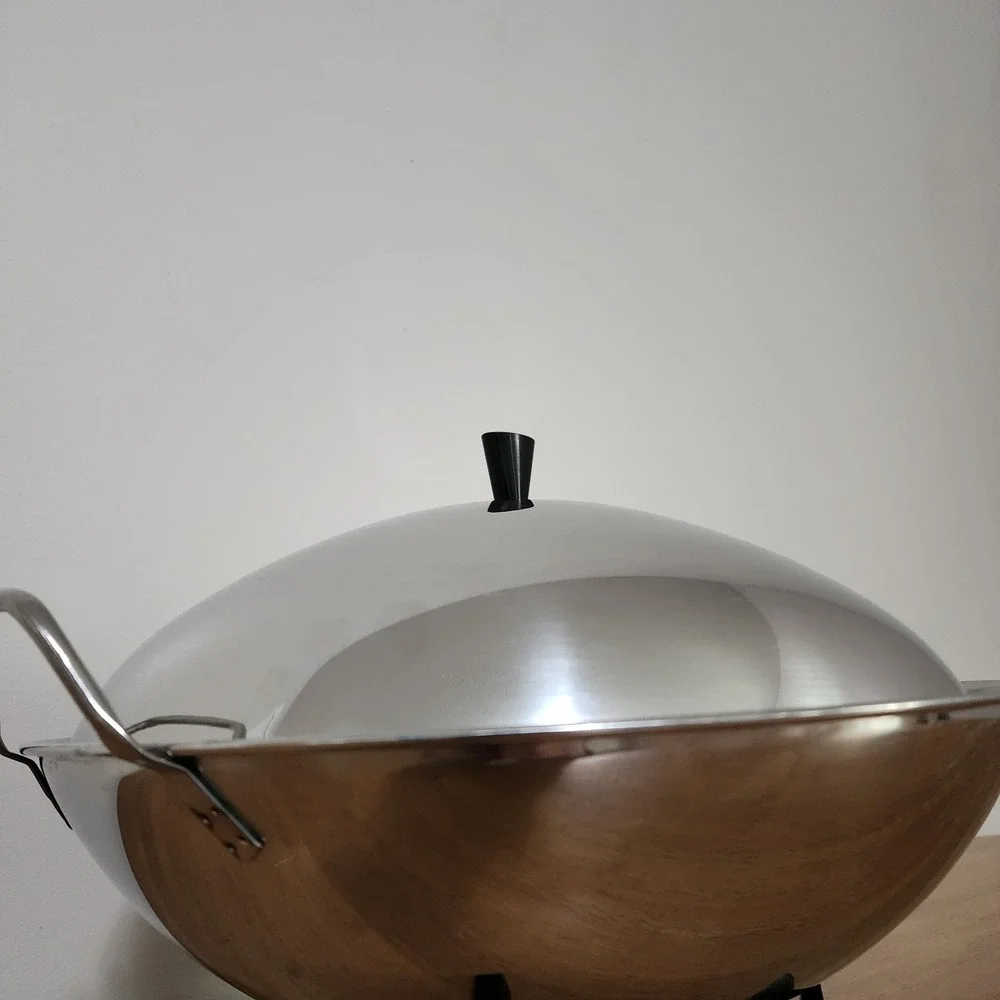 Faberware Vintage Electric Wok Model 303‎ Stainless Steel 14.5